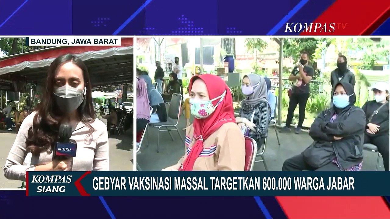 Tembus 200 Ribu Dosis Per Hari, Provinsi Jawa Barat Pecahkan Rekor Vaksinasi Terbanyak Nasional