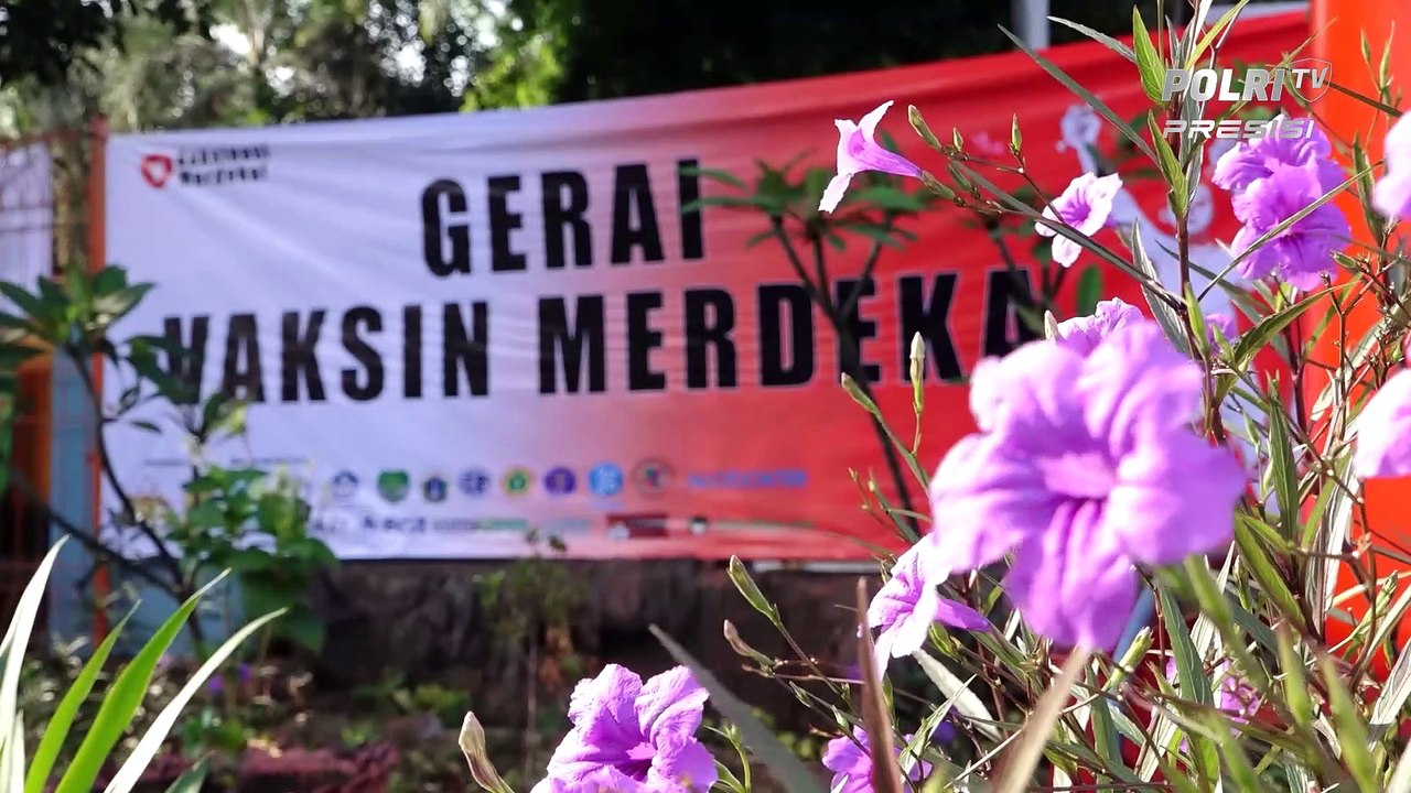 Gerai Vaksinasi Merdeka Sawah Besar Raih Penghargaan Kolaborasi Empat Pilar Terbaik dari Polri