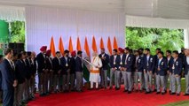 PM Modi hosts India's Tokyo Olympics contingent