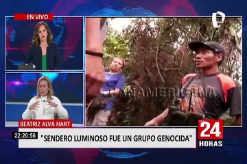Beatriz Alva Hart: "Sendero Luminoso fue un grupo genocida"