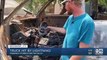 Arizona man's truck goes up in flames after lightning strike