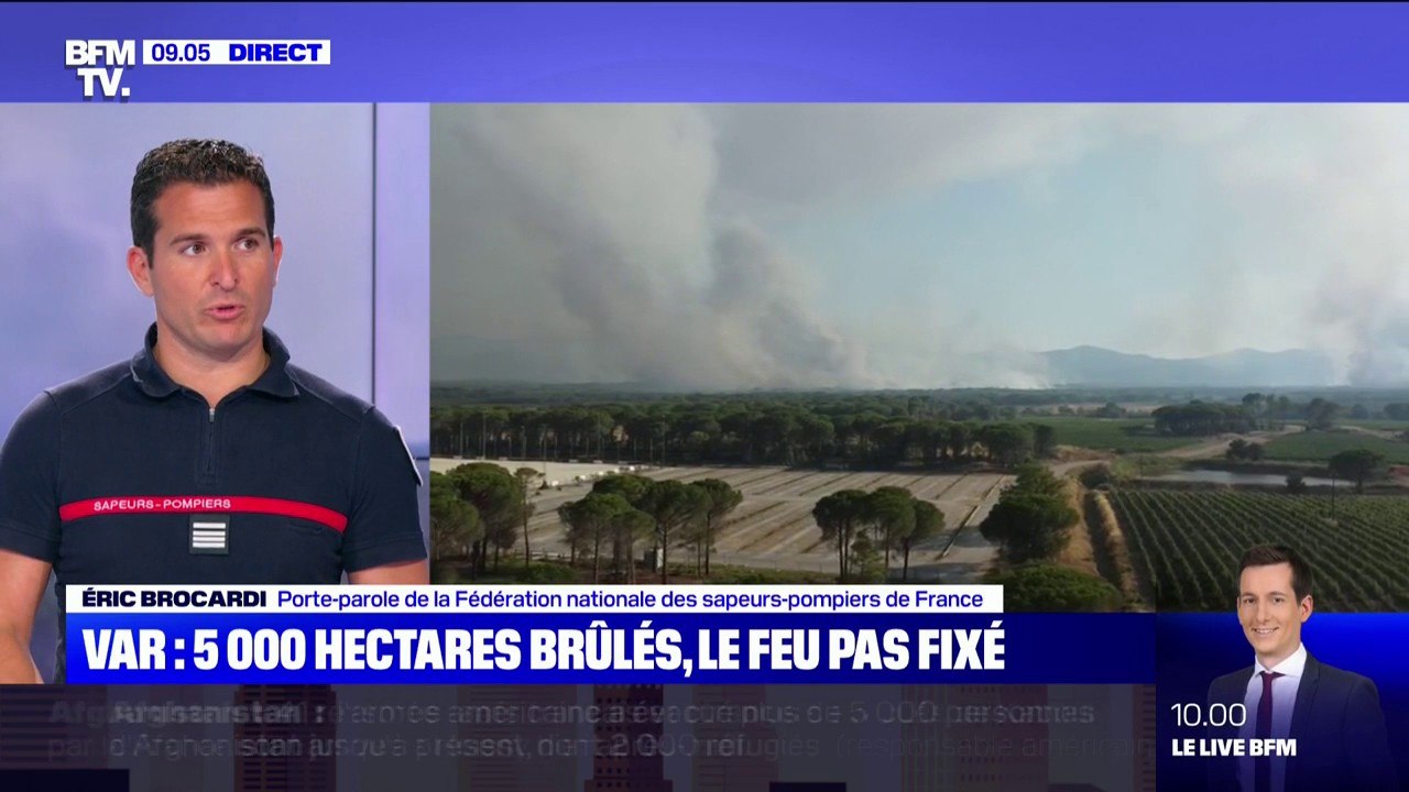 Incendies dans le Var: un appel à "libérer les sapeurs-pompiers volontaires" lancé
