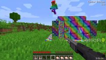 Which BLOCK TO BREAK to save DIAMOND MAN or RAINBOW MAN or EMERALD MAN in Minecraft