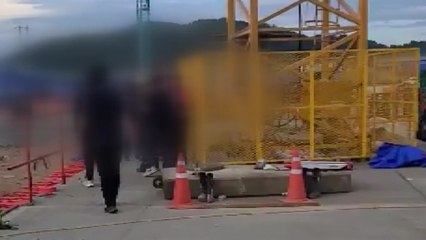 세종시 건설현장에서 타워크레인 노조 간 몸싸움...경찰 "일감 다툼" / YTN