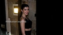 Shanaya Kapoor goes fierce for Rhea Kapoor-Karan Boolani's wedding bash in bralette and thigh-slit skirt