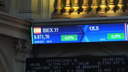 La bolsa española gana un leve 0,1 % después de la apertura y recupera en nivel de 8.850