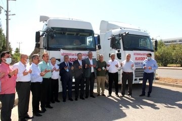 Adıyaman'dan Kastamonu'ya 5 tır yaşam malzemesi