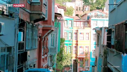 İstanbul'un resimli apartmanları