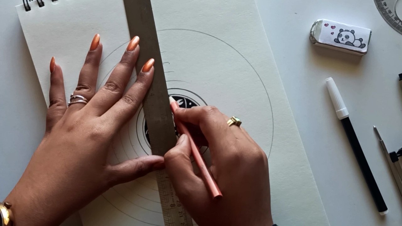 How to Draw MANDALA ART for Beginner | Step by Step  for Beginners #rtmaniac