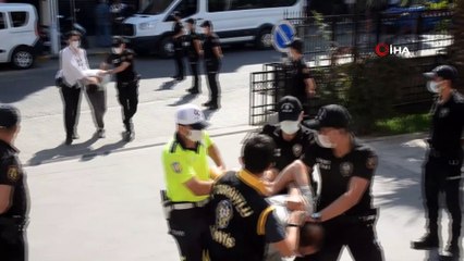 Kavgayı ayıran polislere saldıran ve bıçaklayan 10 kişi adliyede