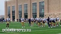 Notre Dame Football Practice Highlights - August 17