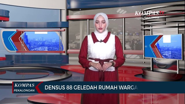Densus 88 Geledah Rumah Warga di Pekalongan