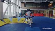 Backflipping Boston Dynamics robots show off impressive gymnast abilities in parkour routine