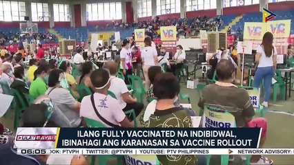 Télécharger la video: SWS: 68% ng adult Filipinos, nadalian sa access sa mga vaccination site sa PHL habang 50% ng adult Filipinos, nababagalan sa takbo ng vaccine rollout sa bansa