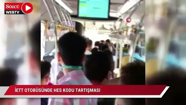 İETT otobüsünde HES kodu tartışması