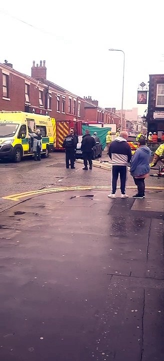 Man rescued by firefighters after 'falling into hole' in Preston