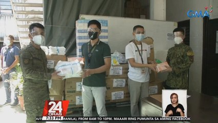 Ilang pampublikong ospital sa Metro Manila, muling hinatiran ng libu-libong protective supplies | 24 Oras