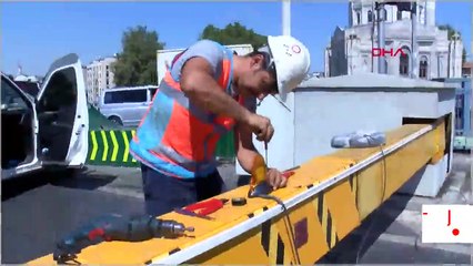 Laleli'de ordu caddesi trafiğe kapandı
