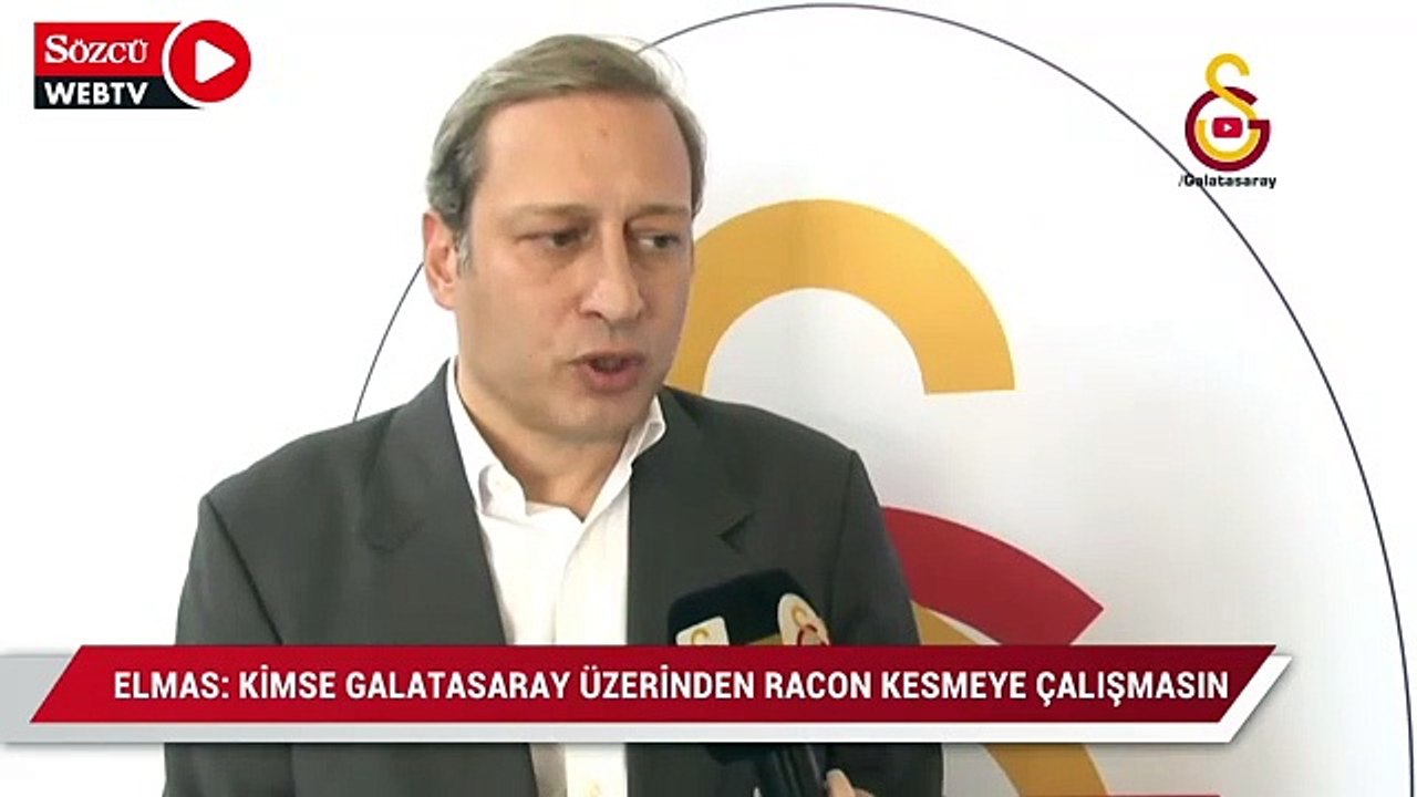 Burak Elmas: Kimse Galatasaray üzerinden racon kesmeye çalışmasın