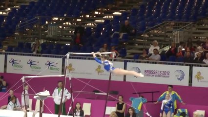 Natalia Kononenko - UB TF - 2012 European Gymnastics Championships