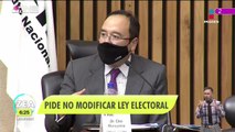 Consejero presidente del INE pide no modificar Ley electoral