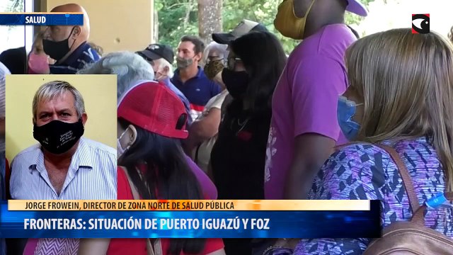 Fronteras situación de Puerto Iguazú y Foz