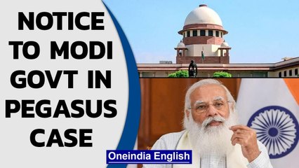 Tải video: Pegasus Row : SC issues notice to Modi Govenment| Oneindia News