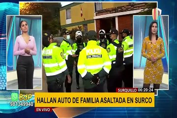 Surquillo: hallan vehículo de alta gama robado a un joven en Surco