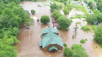 Fred causes flash flooding in North Carolina