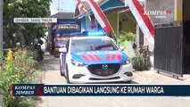 Polisi dan Jurnalis Bagikan Beras ke Warga di 4 Kecamatan Terdampak Pandemi