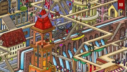 Labyrinth City Pierre the Maze Detective - Level 10 (All Stars + Boxes)