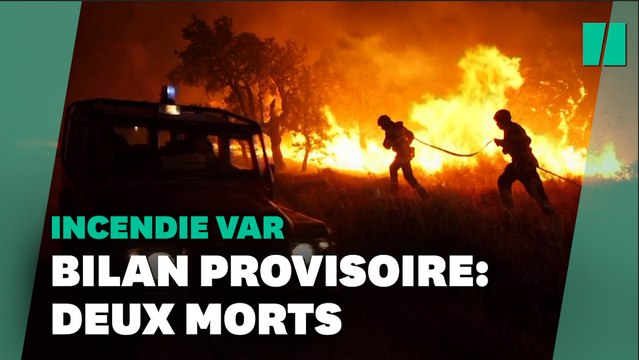 L’incendie dans le Var, toujours pas maîtrisé par les pompiers