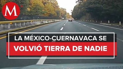 Carretera México-Cuernavaca, entre radares de velocidad apagados y sin patrullas