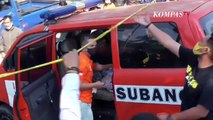 Sadis! Kapolres Subang Olah TKP Kematian Anak dan Istri Yang Ditemukan Tewas di Bagasi Mobil