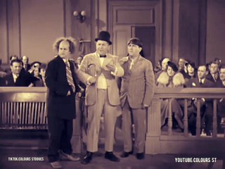 Colours stooges three stooges disorder in the court short part 1