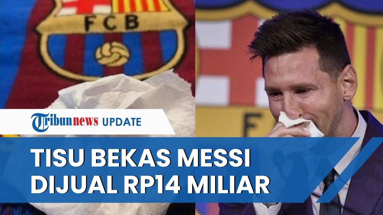 Dianggap Ada Materi Genetik, Tisu Bekas Air Mata dan Ingus Lionel Messi Dijual Seharga Rp14 Miliar