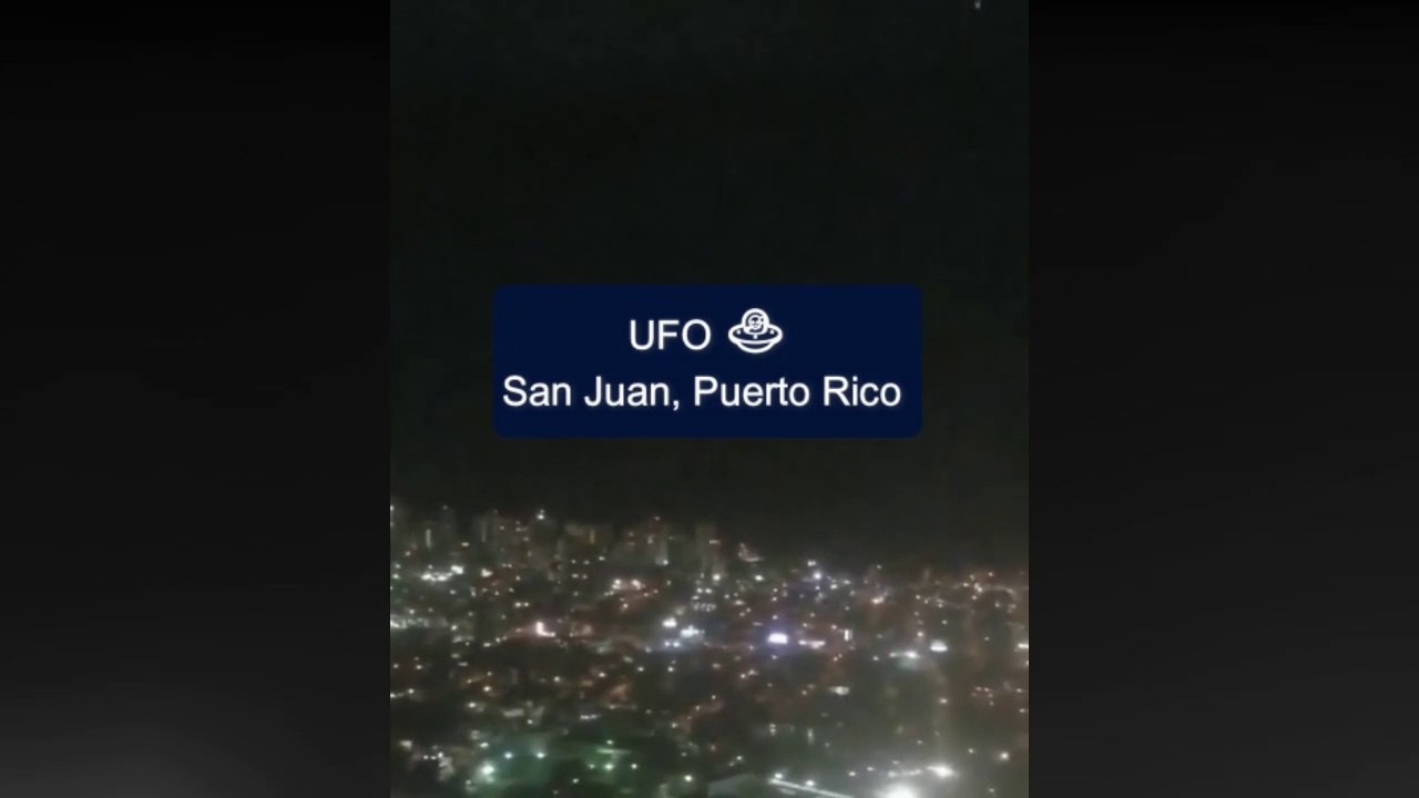UFO in San Juan, Puerto Rico May 4th,2021