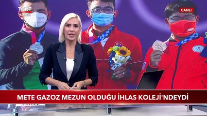 Mete Gazoz'dan Mezun Olduğu İhlas Koleji'ne Ziyaret