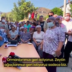 Akşener: Yanan yerleri el birliğiyle söndüren vatandaşımız bina dikilmesini değil; evlerini, ağaçlarını geri istiyor.