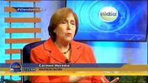 #ElDia / Entrevista a la ministra de cultura, Carmen Heredia / 18 de agosto 2021