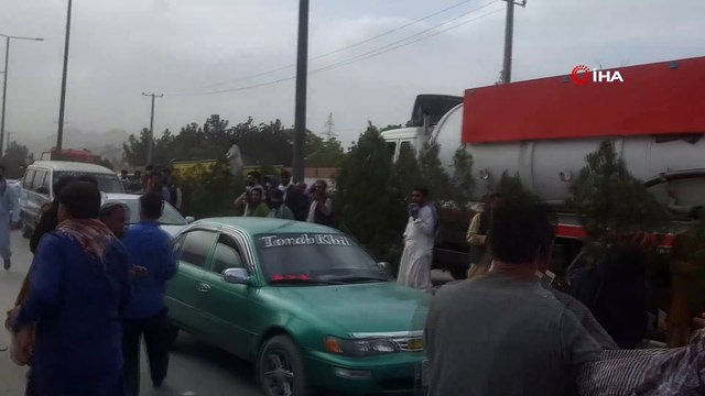 - Kabil Havalimanı’na girmek isteyenlere ses bombalı müdahale