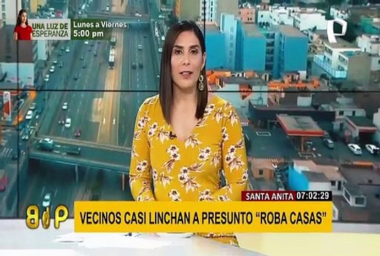 Santa Anita: ladrón suplica ir a prisión por miedo a vecinos enardecidos