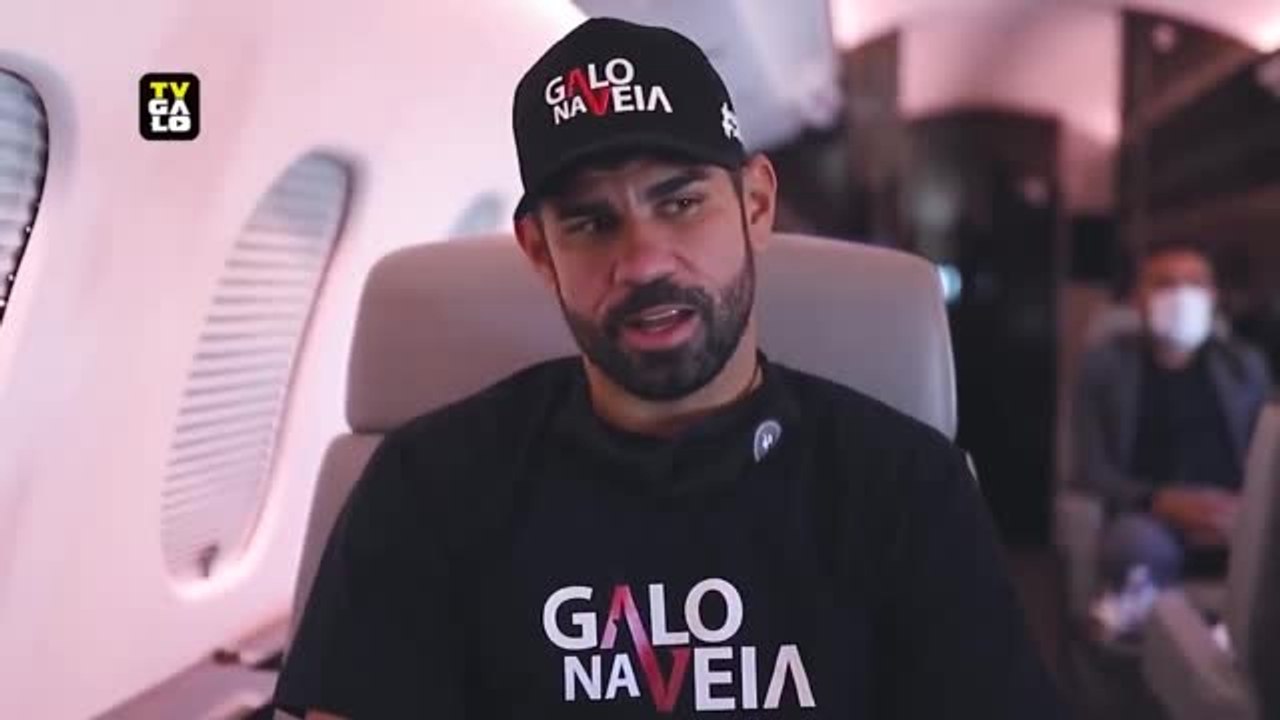 Diego Costa living 'a dream' after signing for Atletico Mineiro