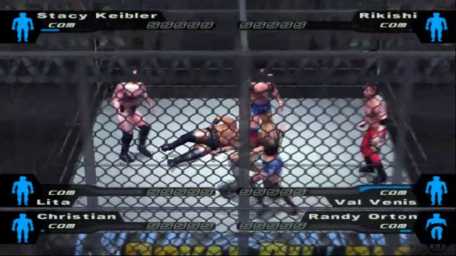 Here Comes the Pain Stacy Keibler vs Rikishi vs Lita vs Val Venis vs Christian vs Randy Orton