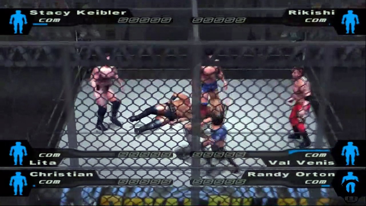 Here Comes the Pain Stacy Keibler vs Rikishi vs Lita vs Val Venis vs Christian vs Randy Orton