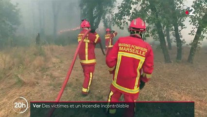 Incendie dans le Var : deux personnes ont perdu la vie, le feu est incontrôlable