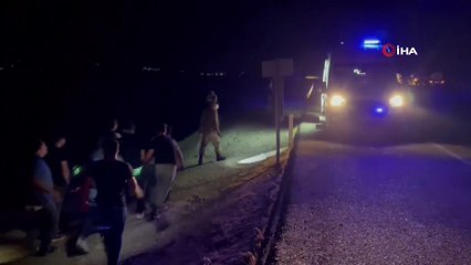 Batman’da kontrolden çıkan otomobil çaya düştü: 1 yaralı