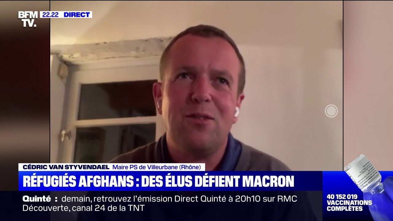 Cédric Van Styvendael à propos des réfugiés afghans: "Mon travail, c'est de perpétuer une tradition d'accueil"