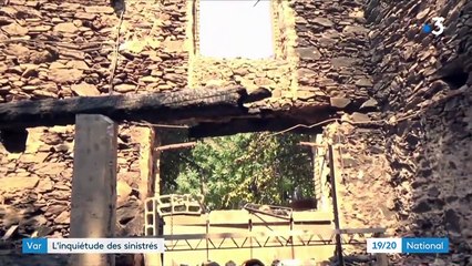 Incendie dans le Var : les sinistrés découvrent l'ampleur des dégâts