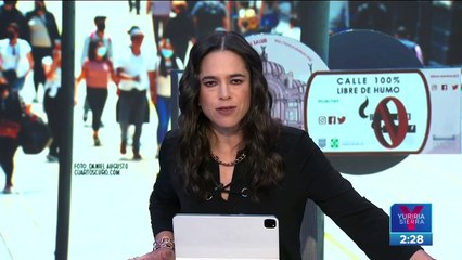 Así recibe la genta la prohibición de fumar en la calle Madero